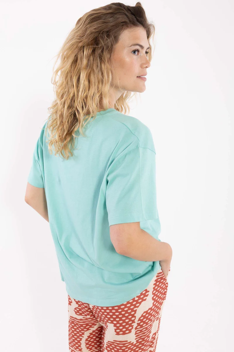 Danebasic Boxy Tee Faded Mint