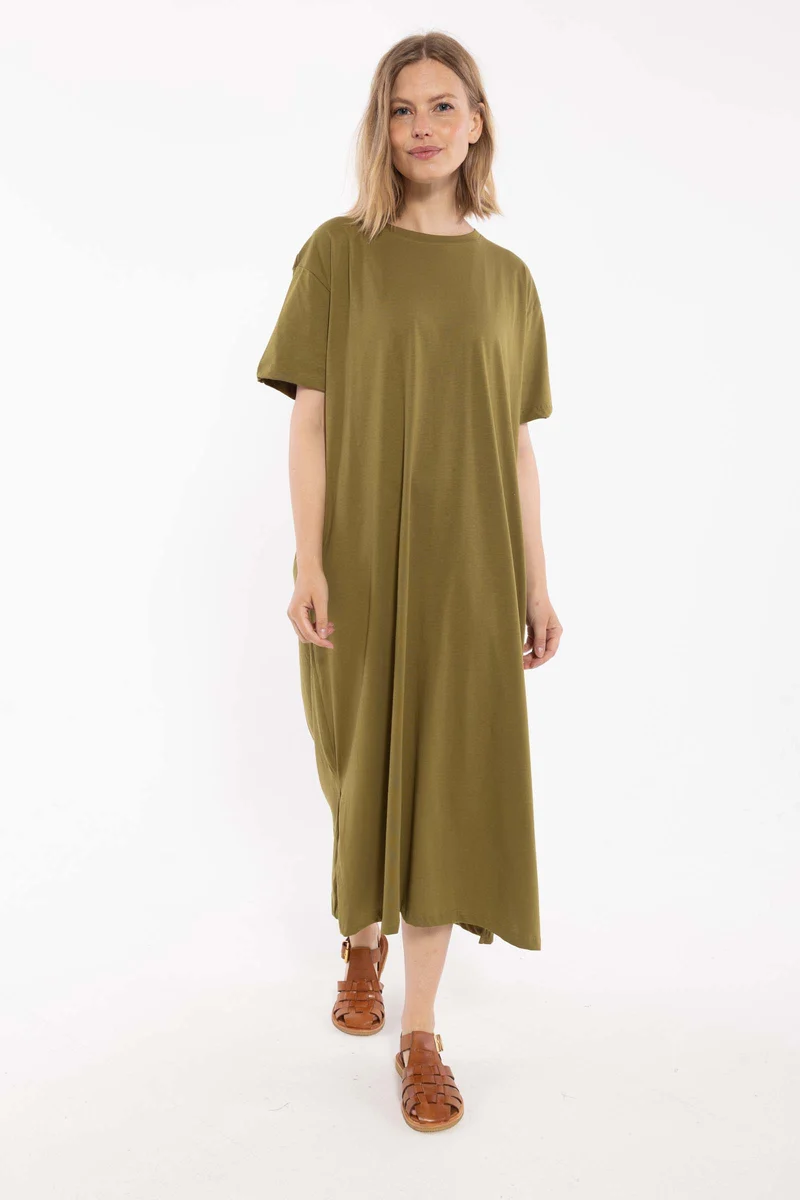 Danebasic Sweet Dress Olive