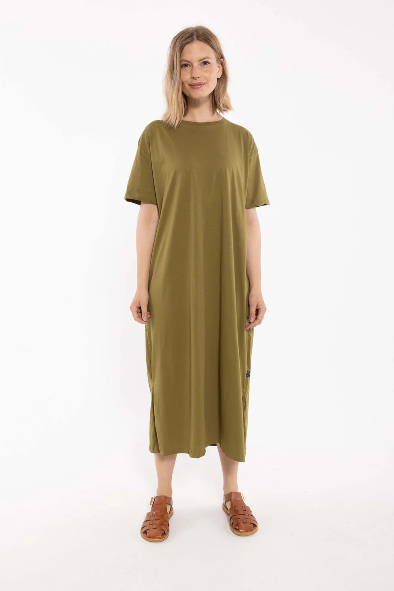 Danebasic Sweet Dress Olive