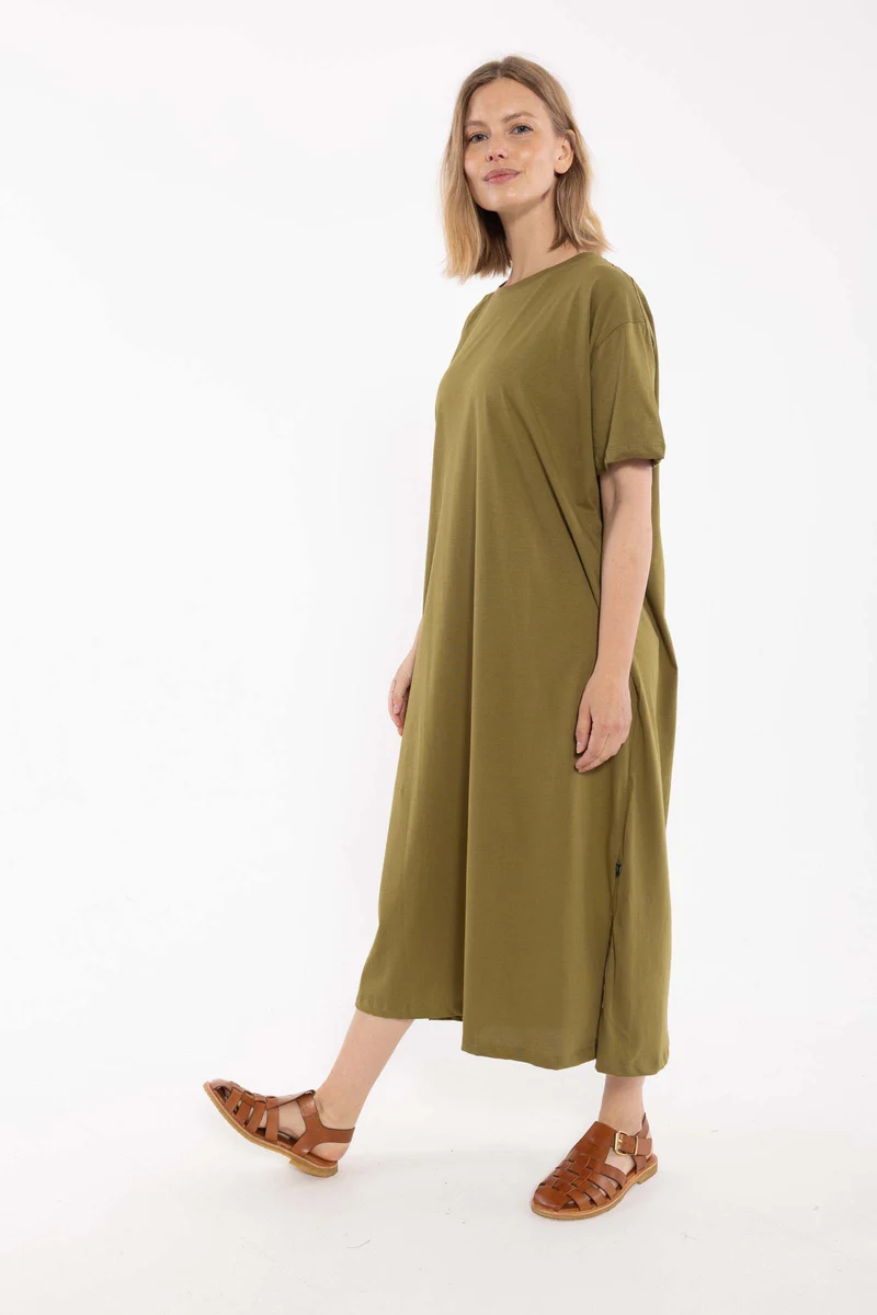 Danebasic Sweet Dress Olive