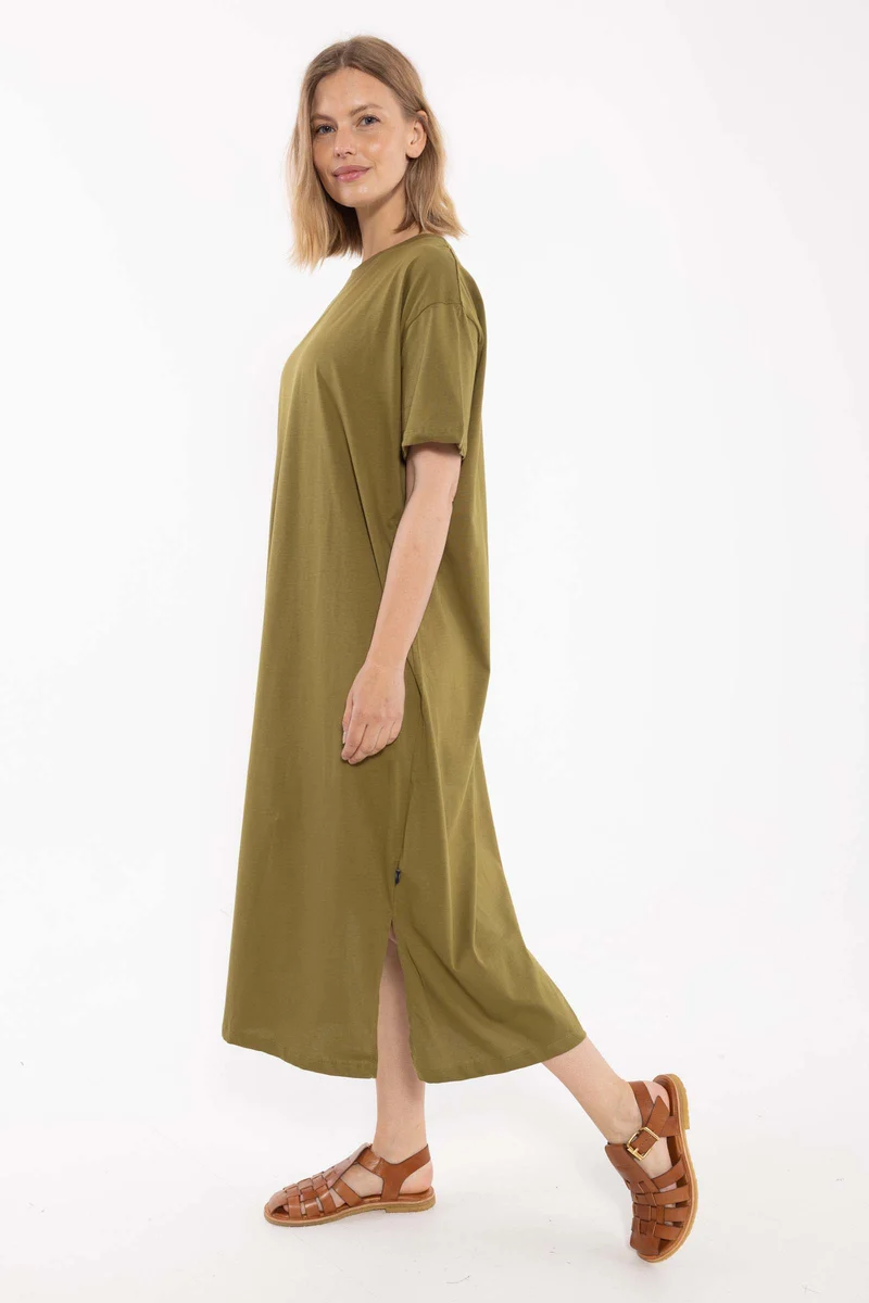 Danebasic Sweet Dress Olive
