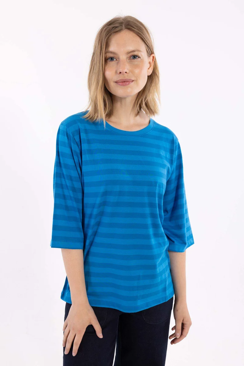 Danebasic Glad Tee Warm Blue/Faded Blue