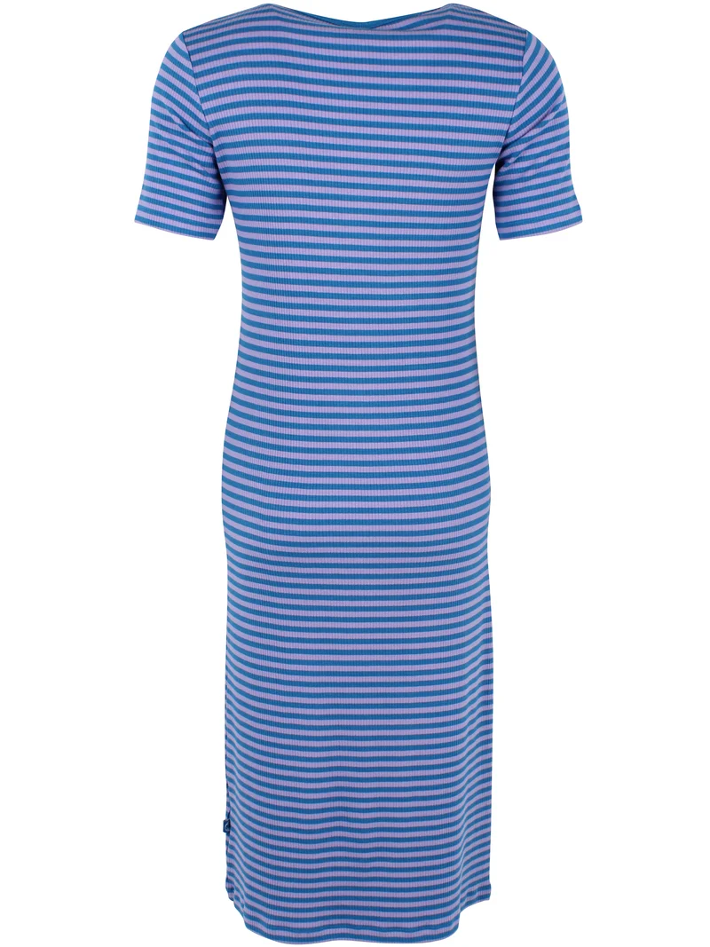 Danicon Ribbing Dress Light Lilac/Warm Blue