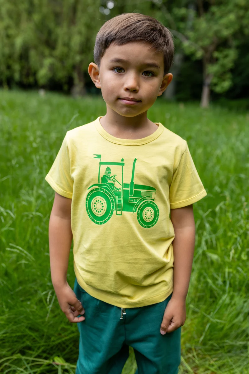 Danebasic SS Faded Yellow TRAKTHOR (Green)