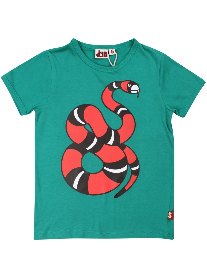 Dyrhide SS T Teal Lake SLANGE