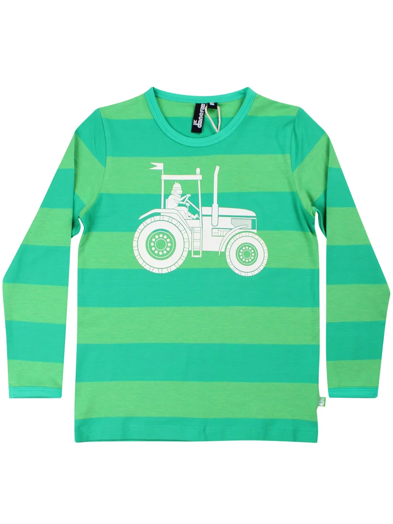 Danenorthpole Tee Green Stripe TRAKTHOR