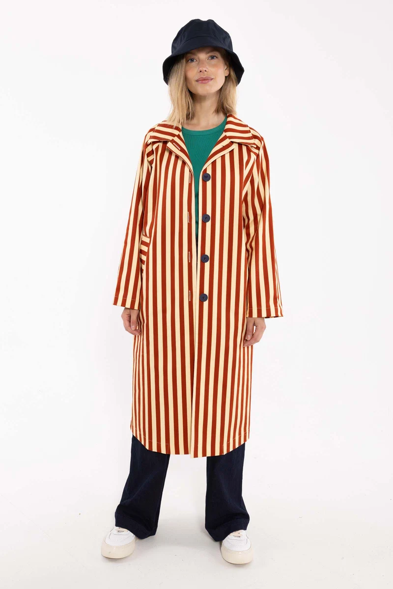 Daneladylike Stretch Canvas Jacket Chili/Nougat