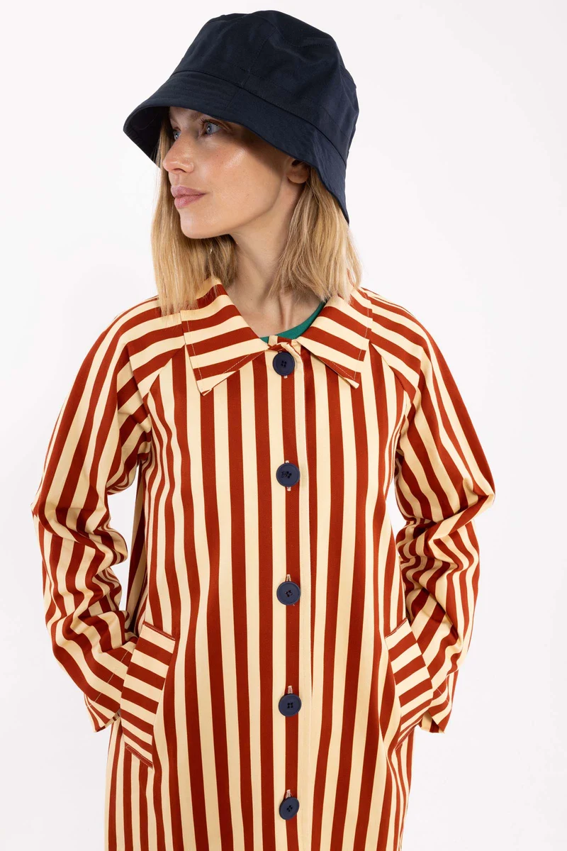 Daneladylike Stretch Canvas Jacket Chili/Nougat