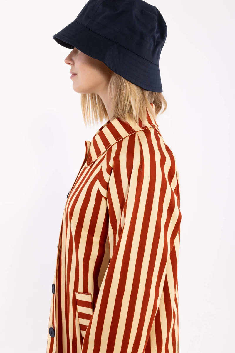 Daneladylike Stretch Canvas Jacket Chili/Nougat