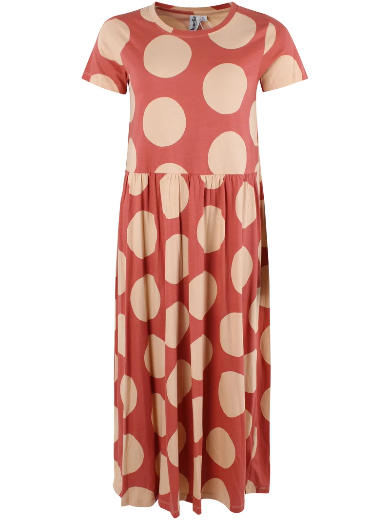 Danebasic Kroeyer Dress Aragon/Nougat MEGADOTS