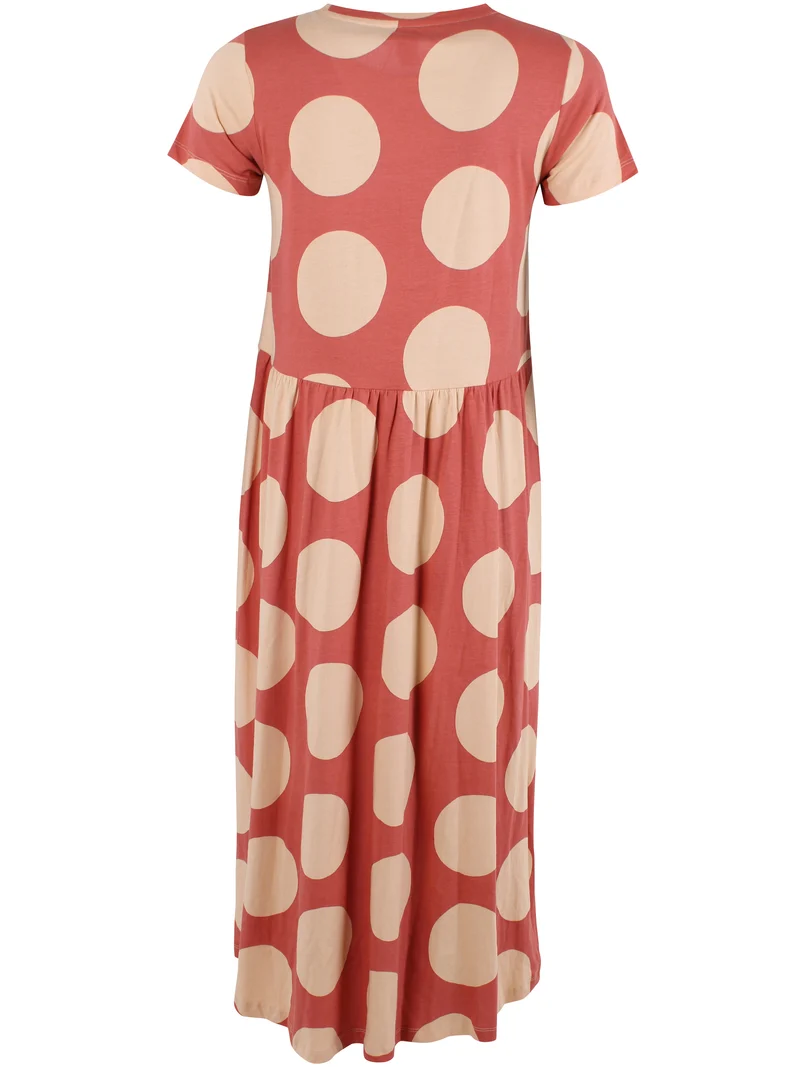 Danebasic Kroeyer Dress Aragon/Nougat MEGADOTS