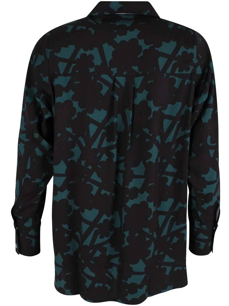Danepeople Sateen Twill Shirt Dk Slate BRAMBLE