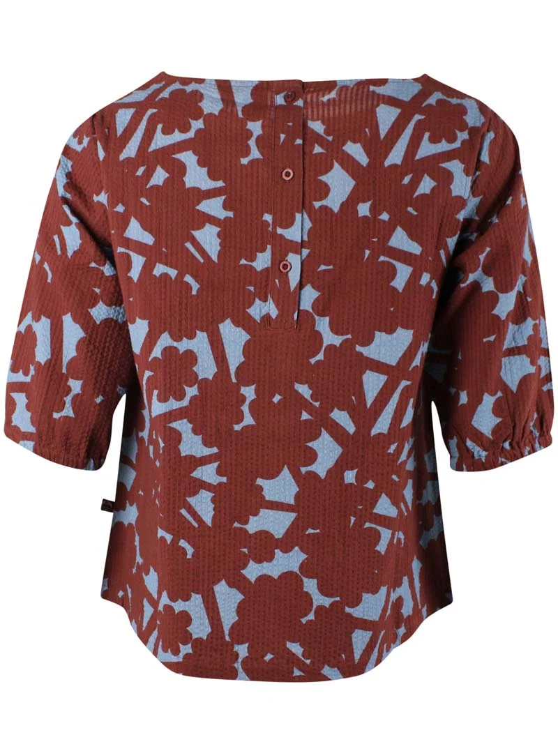 Danecremant Seersucker Shirt Lt Blue BRAMBLE