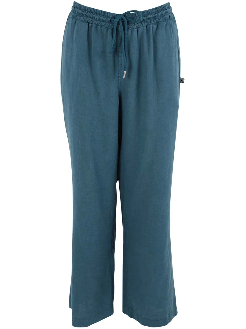 Danebreeze Heavy Linnen Pants Dk Slate