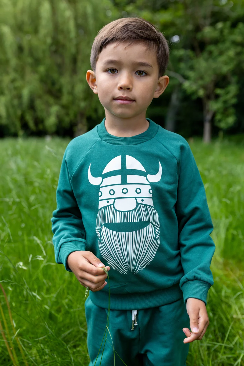 Danamerika Sweat Dark Green ERIK (Glow In The Dark)