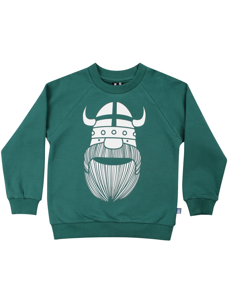 Danamerika Sweat Dark Green ERIK (Glow In The Dark)