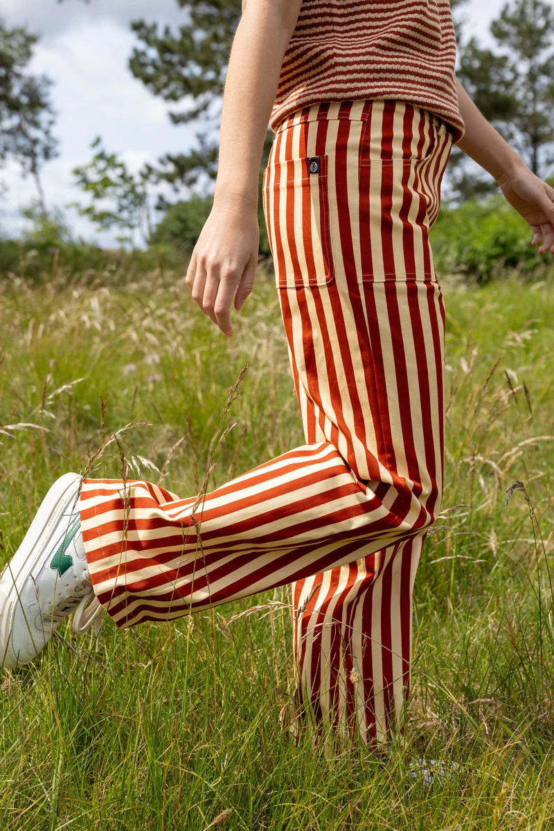 Danedaisy Stretch Canvas Pants Chili/Nougat