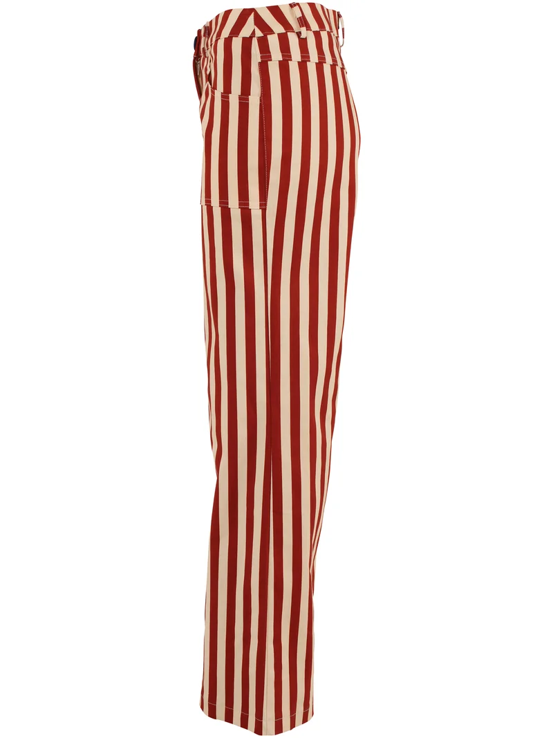 Danedaisy Stretch Canvas Pants Chili/Nougat