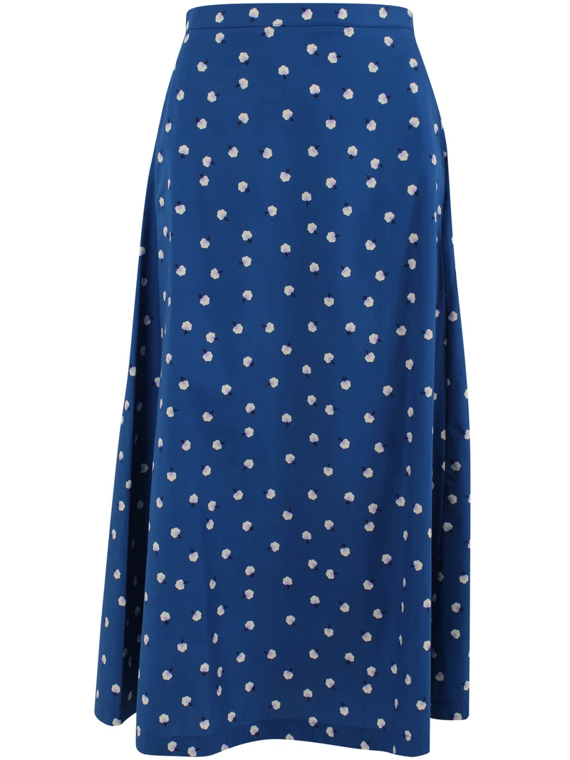 Danebrava Poplin Skirt Dark Blue LILFLUFFERS