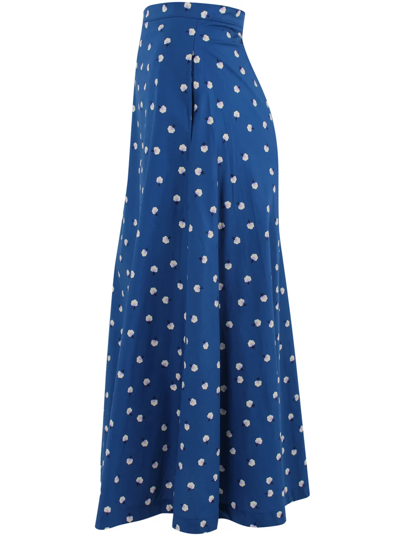 Danebrava Poplin Skirt Dark Blue LILFLUFFERS