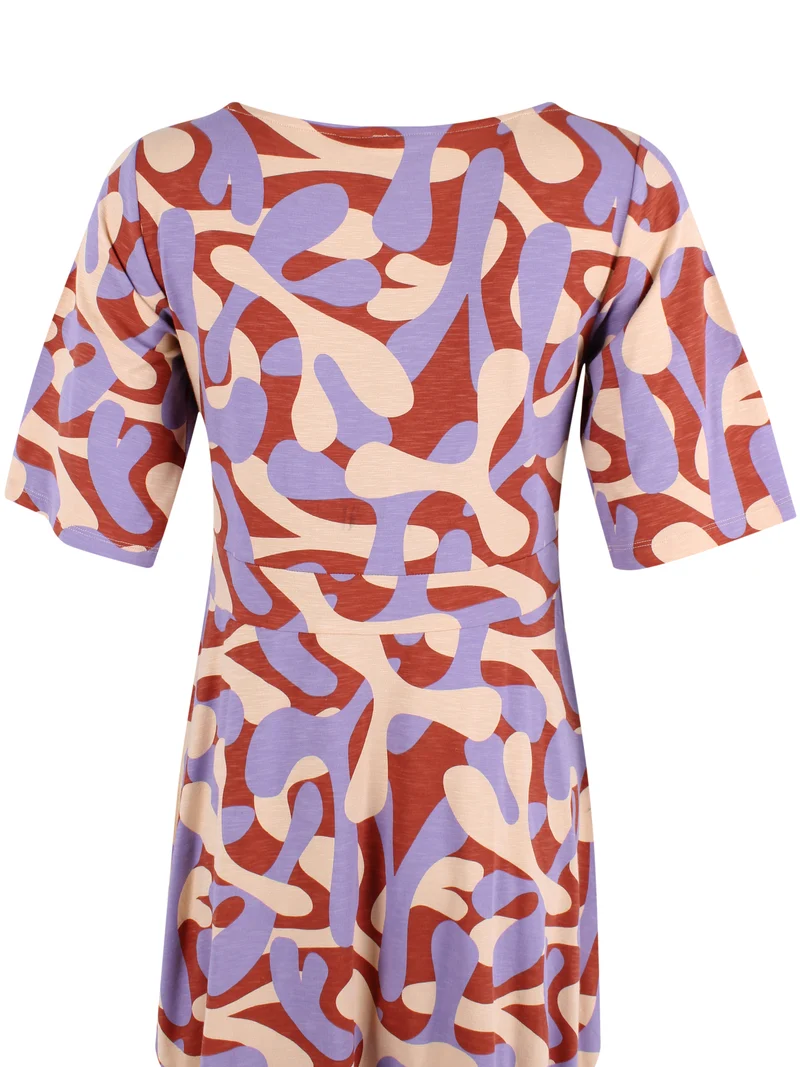 ORGANIC - Daneviborg Slub Dress Light Lilac LAVALAMP