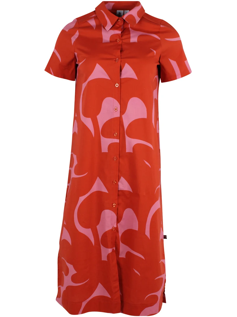 Danepippi SS Poplin Dress Chili/Soft Cherry TROPS