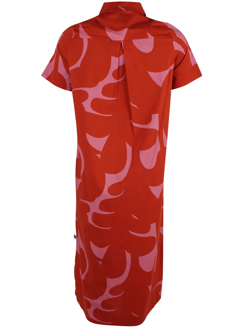 Danepippi SS Poplin Dress Chili/Soft Cherry TROPS