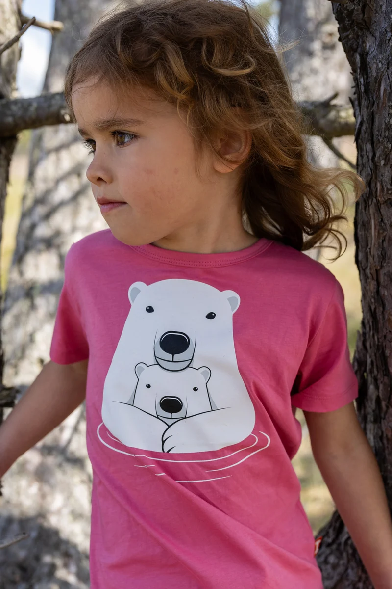 Dyrhide SS T Soft Cherry ISBJOERNEMOR