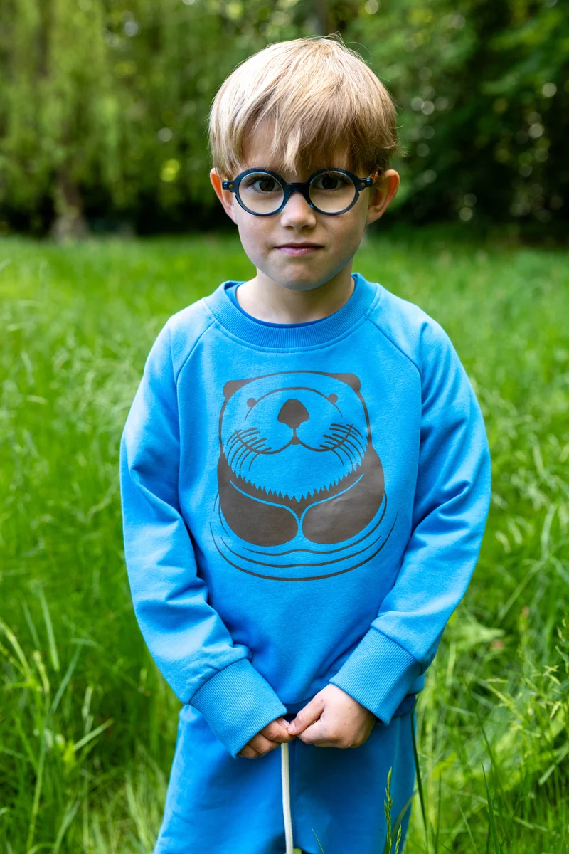 Dyrbellow Sweat Faded Blue OUTLINE HAVODDER