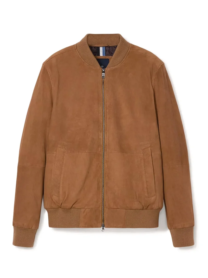 Blouson aus Ziegenvelours