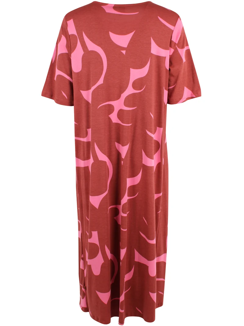 Danegladly Interlock Dress Chili/Soft Cherry TROPS