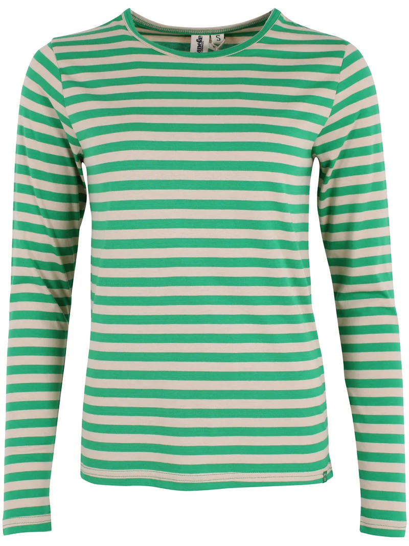 Danejubii Modal Tee Green/Light Beige