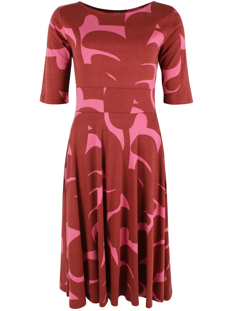 Danecharlotte Interlock Dress Chili/Soft Cherry TROPS