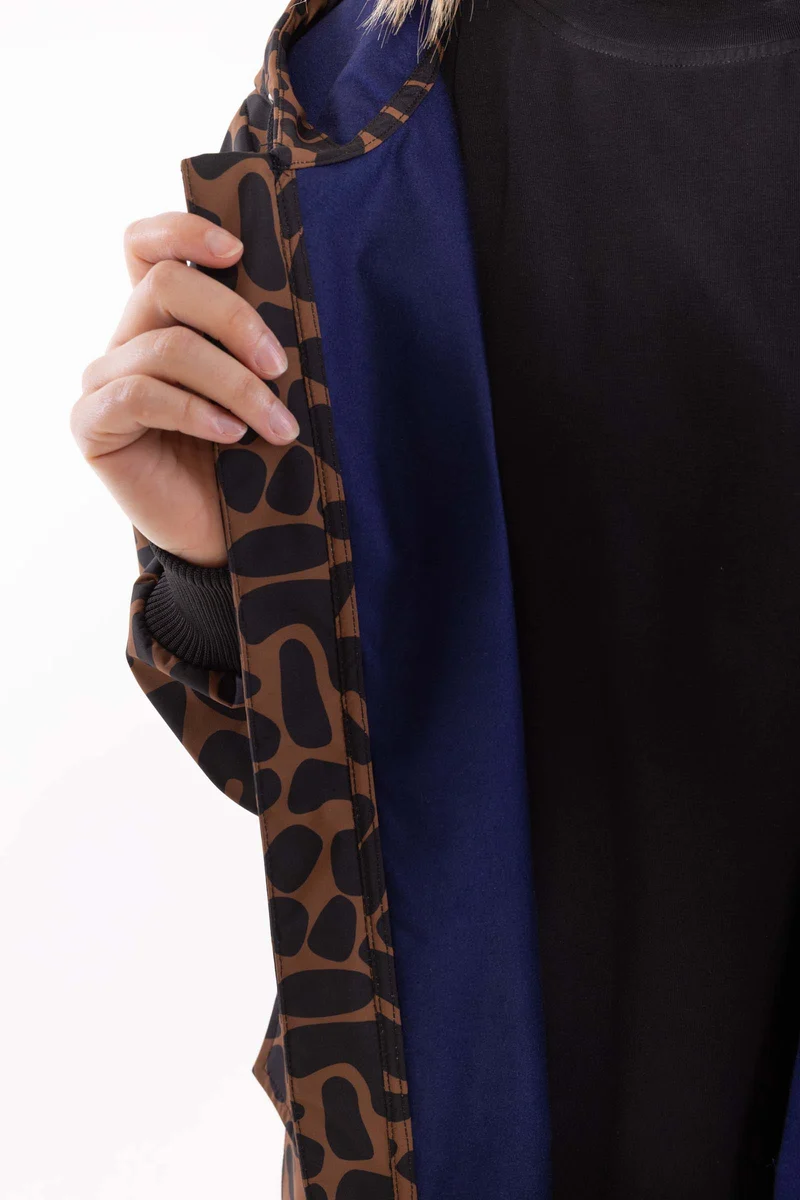 Danemarselisborg Brushed Shell Parka Brown/Black UNILEOPARD