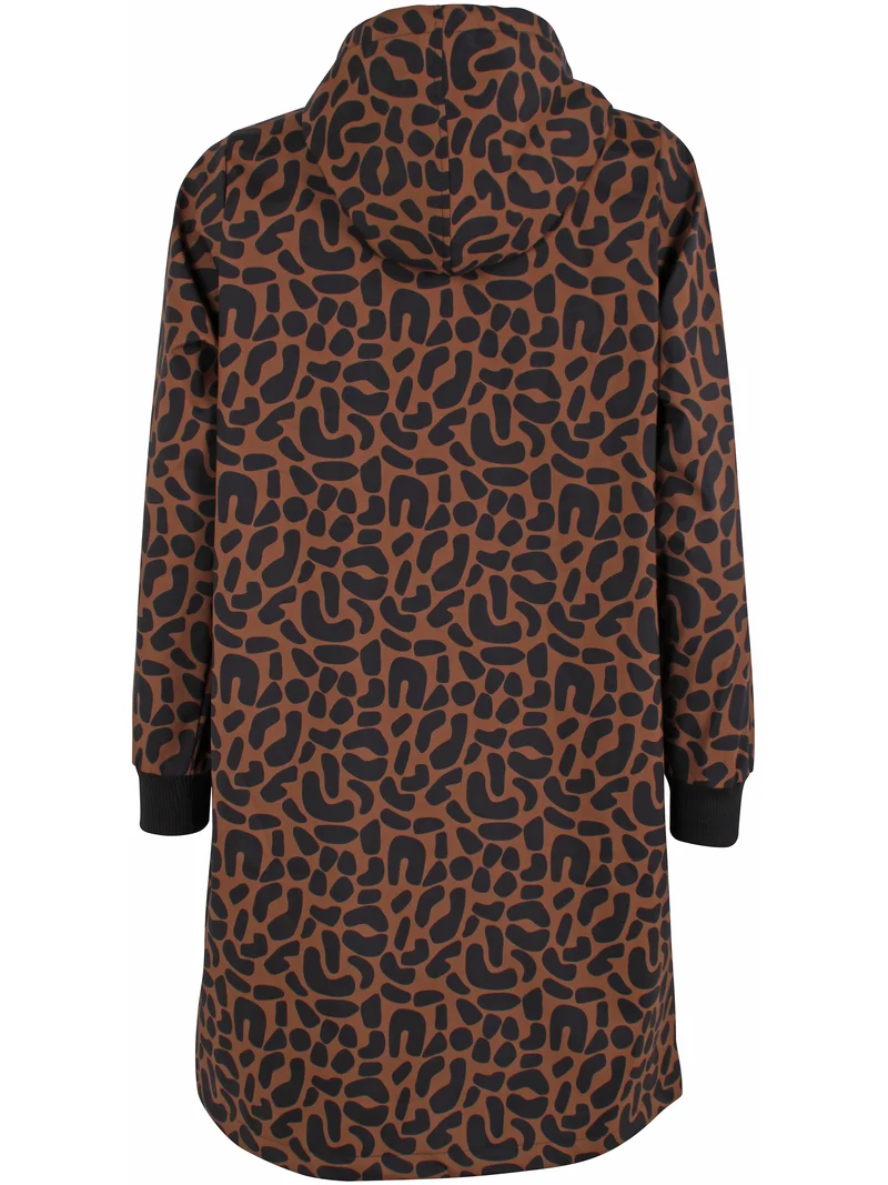 Danemarselisborg Brushed Shell Parka Brown/Black UNILEOPARD