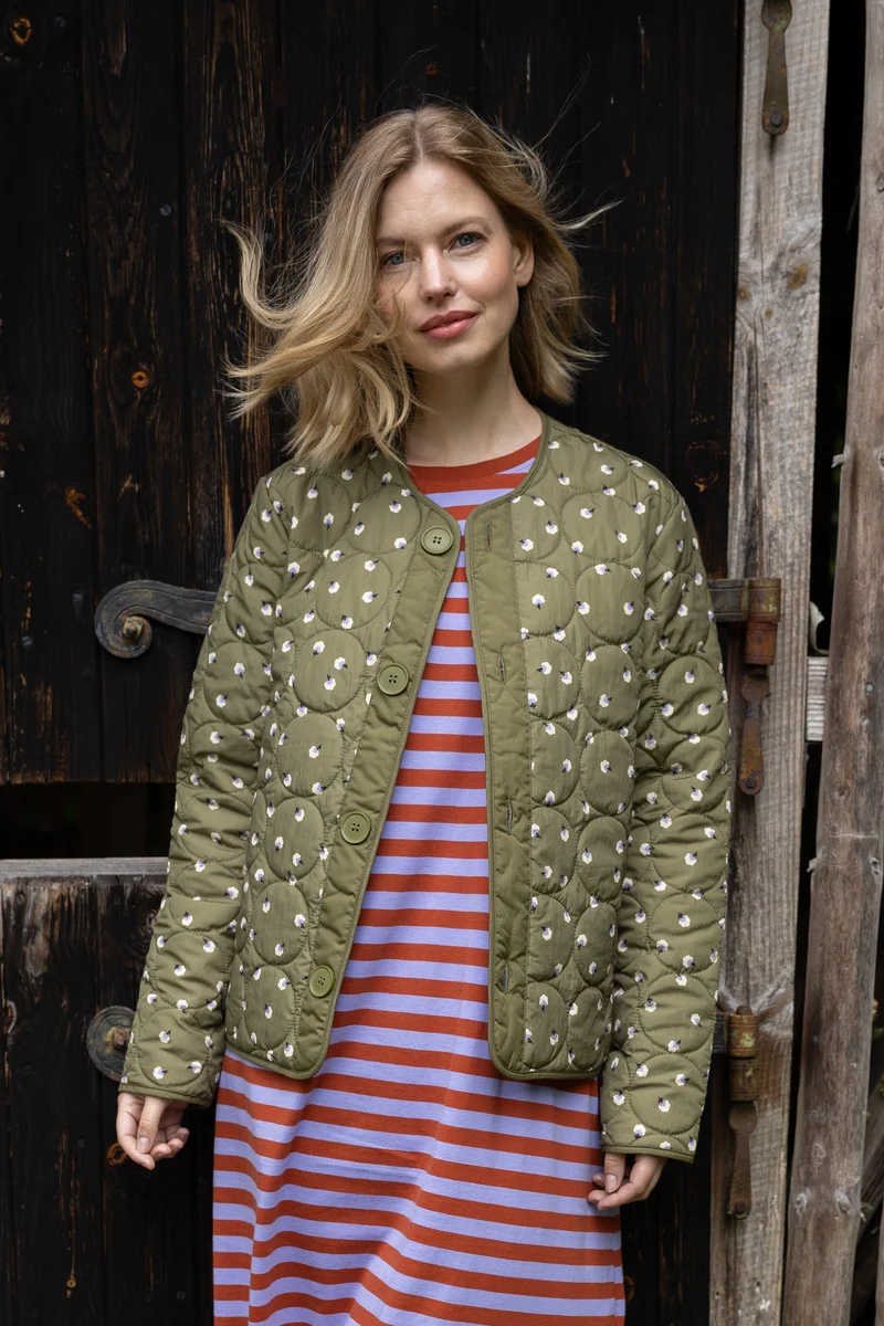 Daneland AOP Thermo Jacket Olive LILFLUFFERS