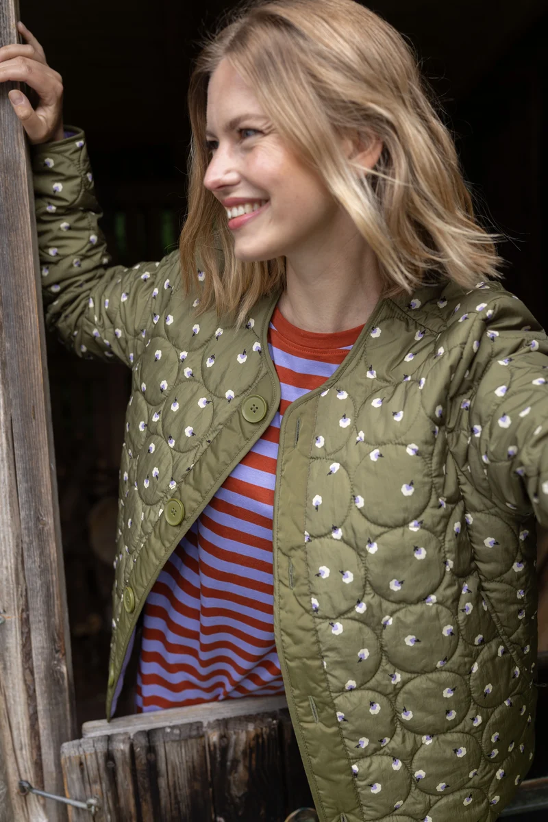 Daneland AOP Thermo Jacket Olive LILFLUFFERS