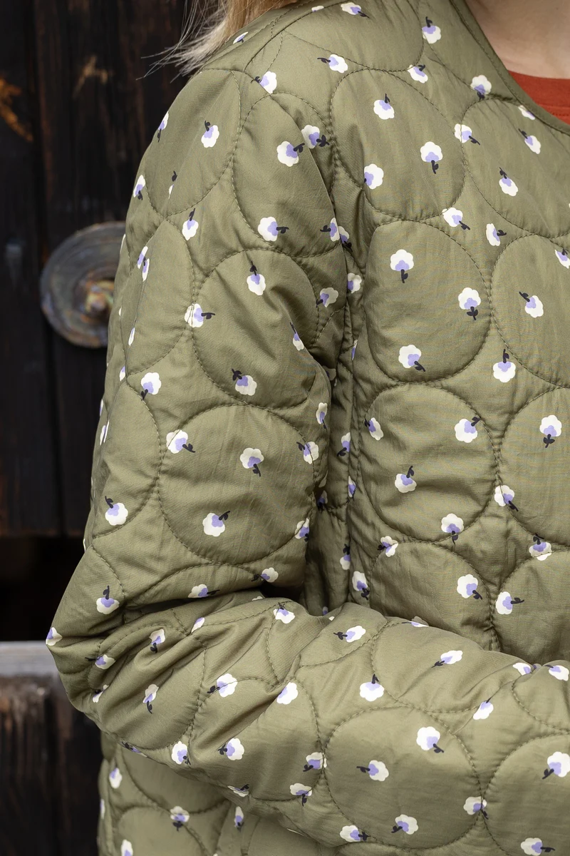Daneland AOP Thermo Jacket Olive LILFLUFFERS