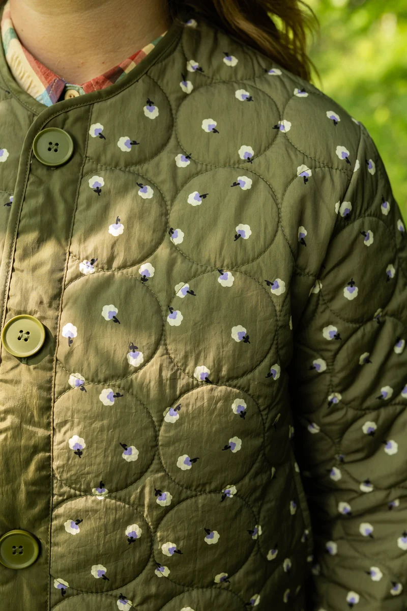 Daneland AOP Thermo Jacket Olive LILFLUFFERS