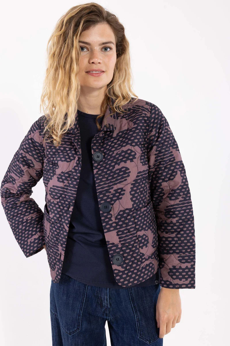 Danekind Thermo Blazer Navy/Mauve HALFTONE