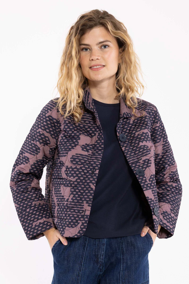Danekind Thermo Blazer Navy/Mauve HALFTONE