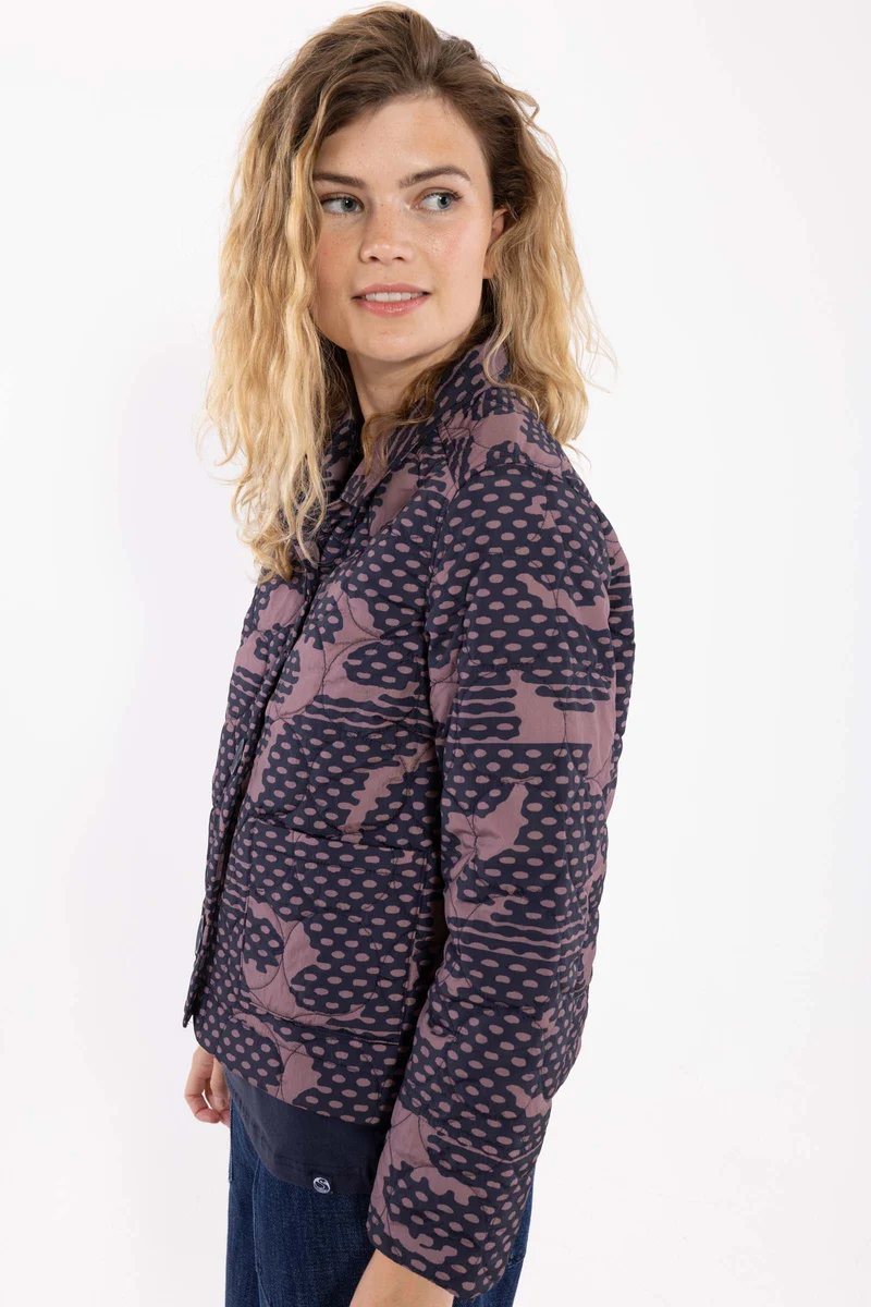 Danekind Thermo Blazer Navy/Mauve HALFTONE