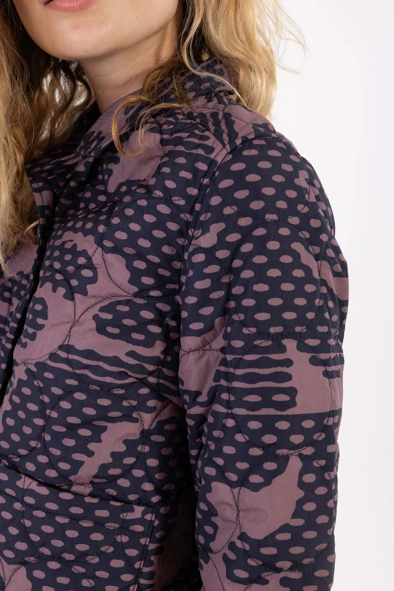 Danekind Thermo Blazer Navy/Mauve HALFTONE