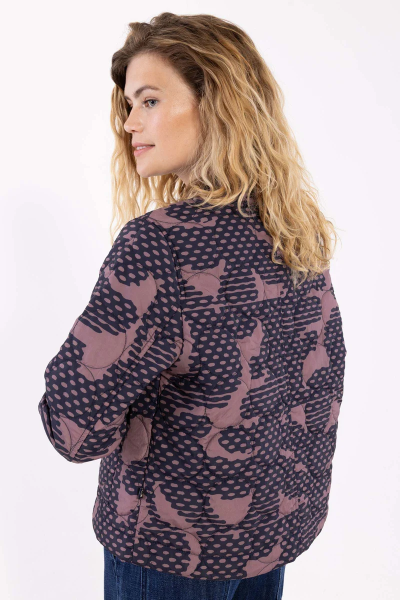 Danekind Thermo Blazer Navy/Mauve HALFTONE