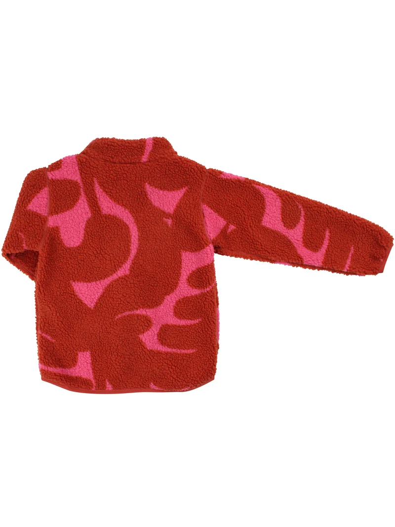 Danetumling Fleece Zip-Up Chili/Soft Cherry TROPS