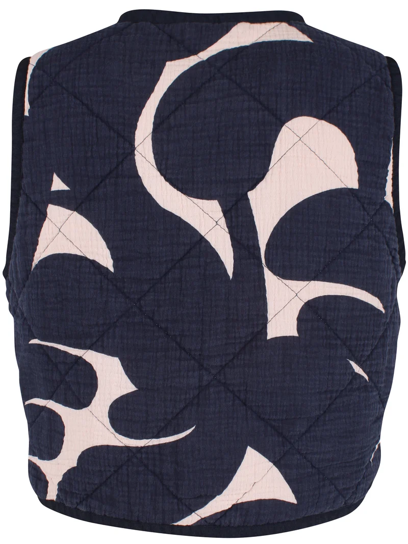 Daneblues Quilt Vest Dark Navy/Chalk TROPS