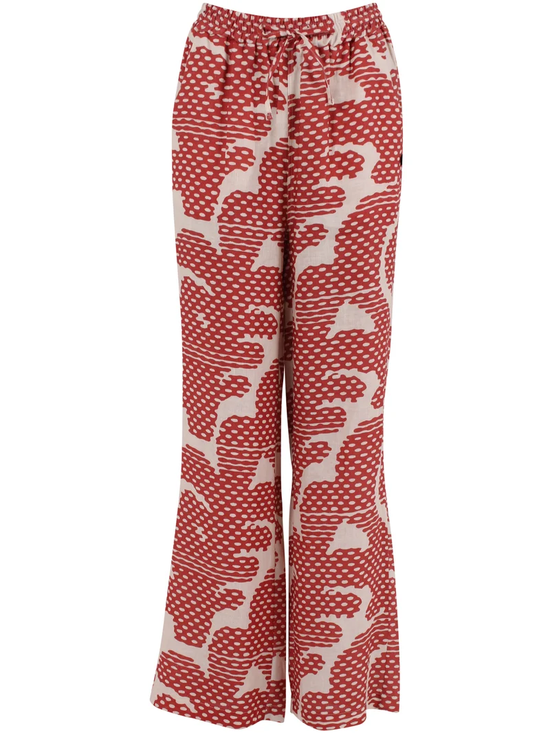 Danebreeze Modal Linnen Pants Aragon/Nougat HALFTONE