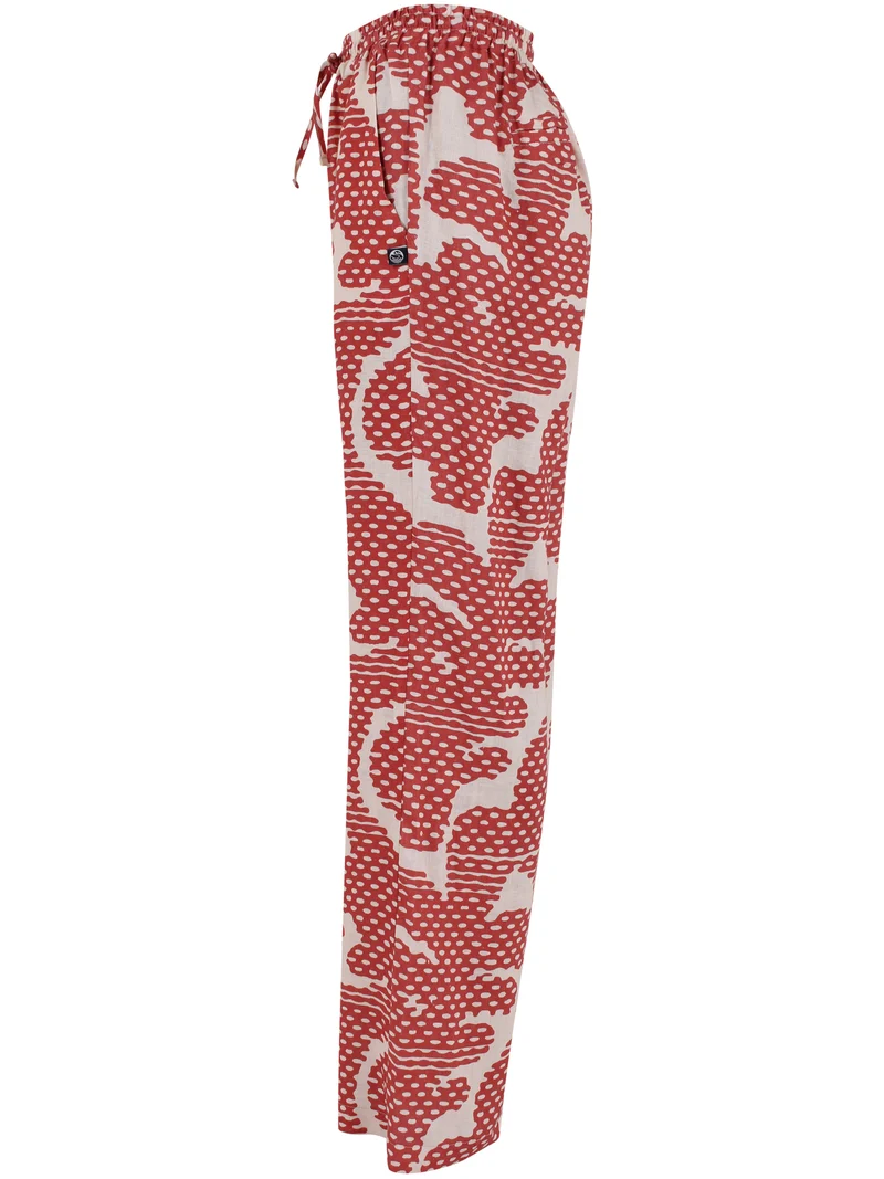 Danebreeze Modal Linnen Pants Aragon/Nougat HALFTONE