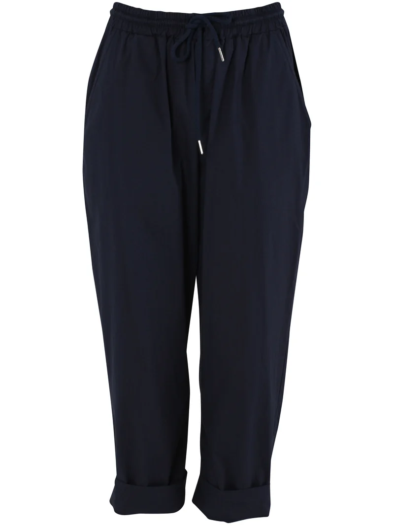 Danefunt Smooth Poplin Pants Dark Navy