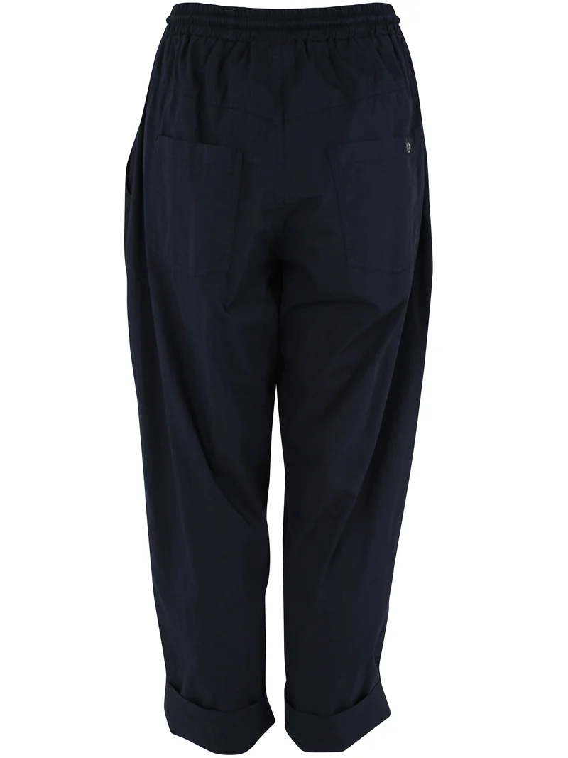 Danefunt Smooth Poplin Pants Dark Navy